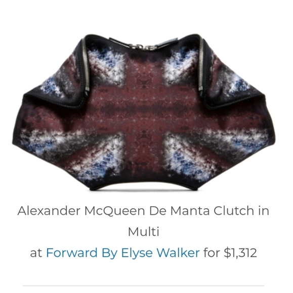 ALEXANDER MCQUEEN De Manta Clutch - Picture 8 of 8
